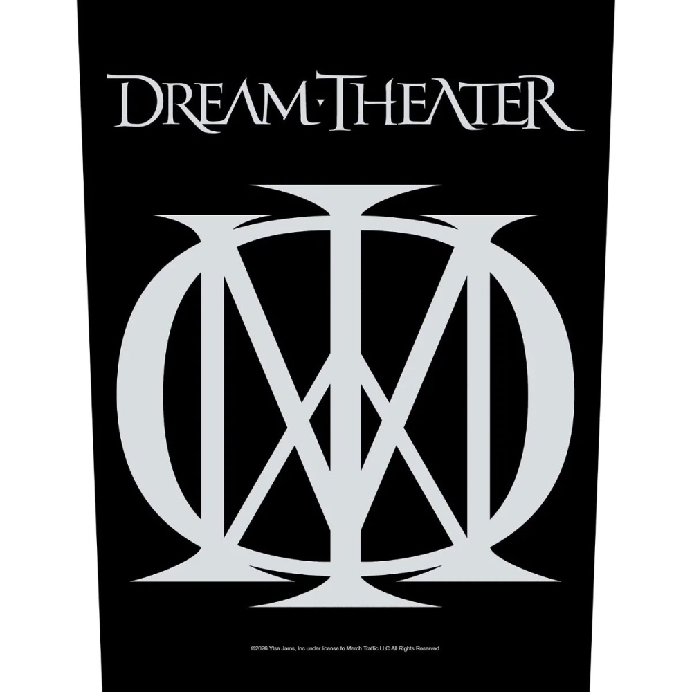 Dream Theater - Symbol Rugpatch - Zwart/Wit